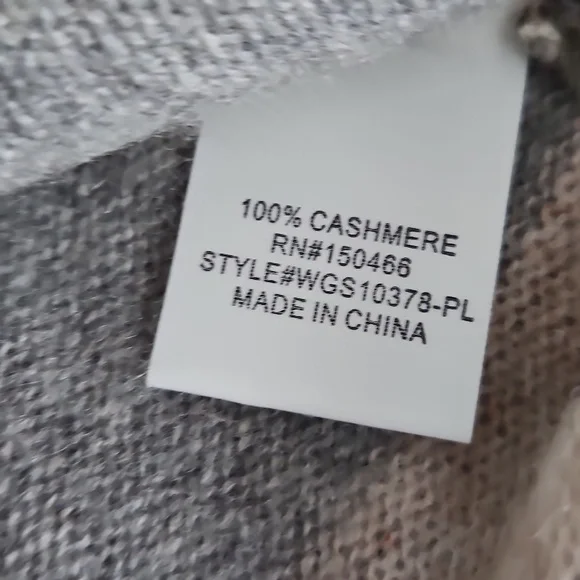 41 Hawthorn,NWT, Rella Cashmere Striped Multicolor Crewneck Sweater 3X